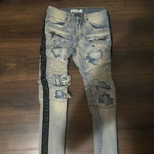 Preme rhinestone jeans